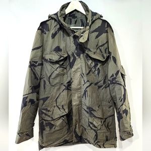 Throwback ADDICT SheCamo Original M-65 Military Camouflage Green Black Coat sz L